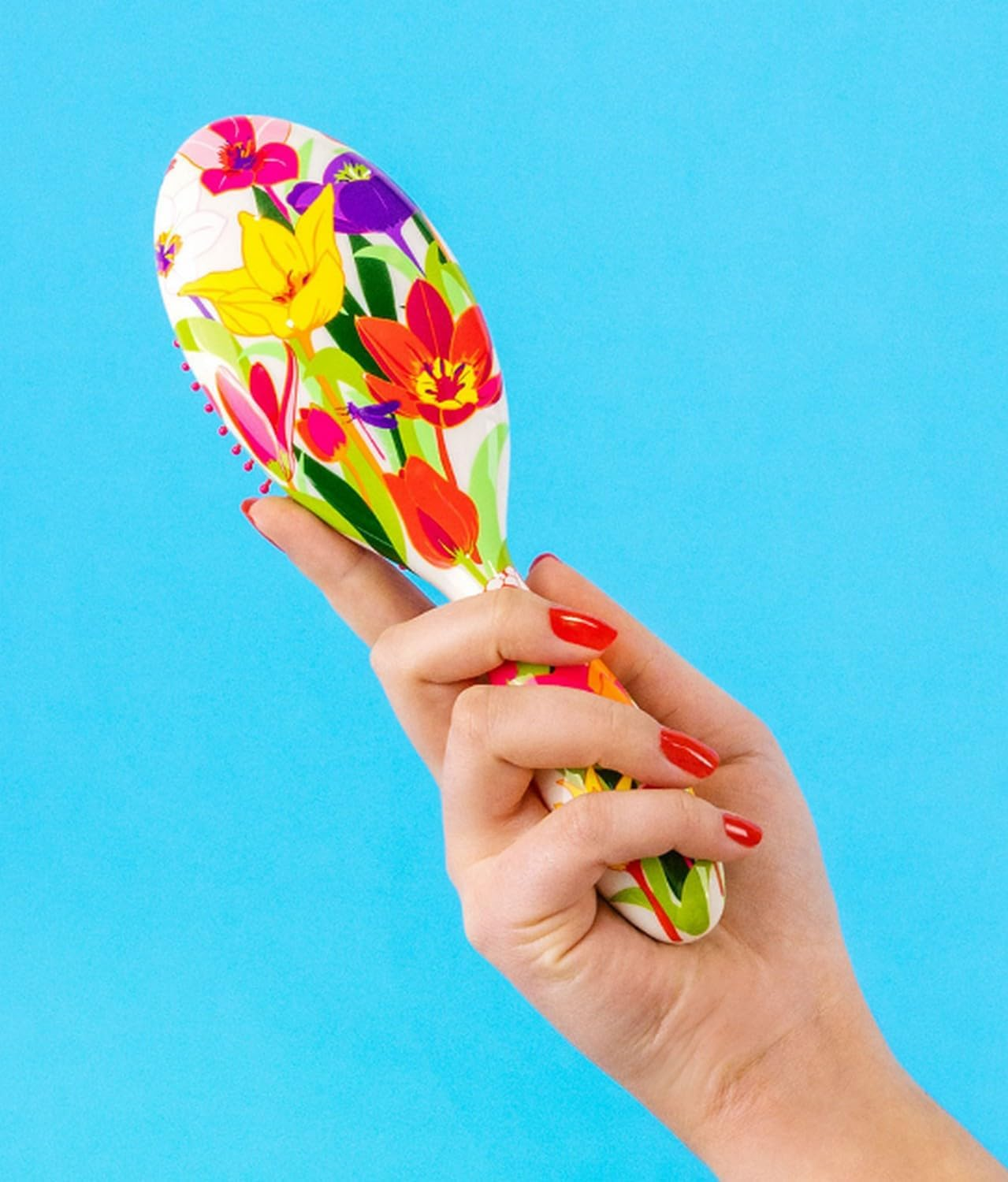 PYLONES : Ladypop Large Tulip Hairbrush image number 1