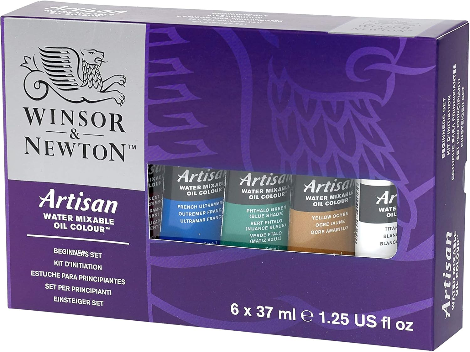 Winsor & Newton Artisan Water Mixable Oil Colour Beginners Set, Multicolor