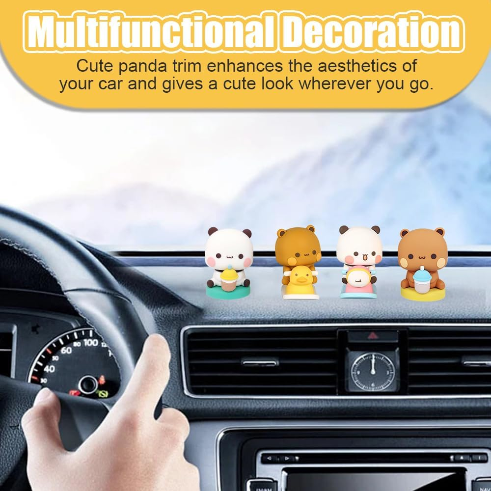 LUFEIS Bubu Dudu Bobble Figures, Pack of 4 Bubu and Dudu Figures image number 1