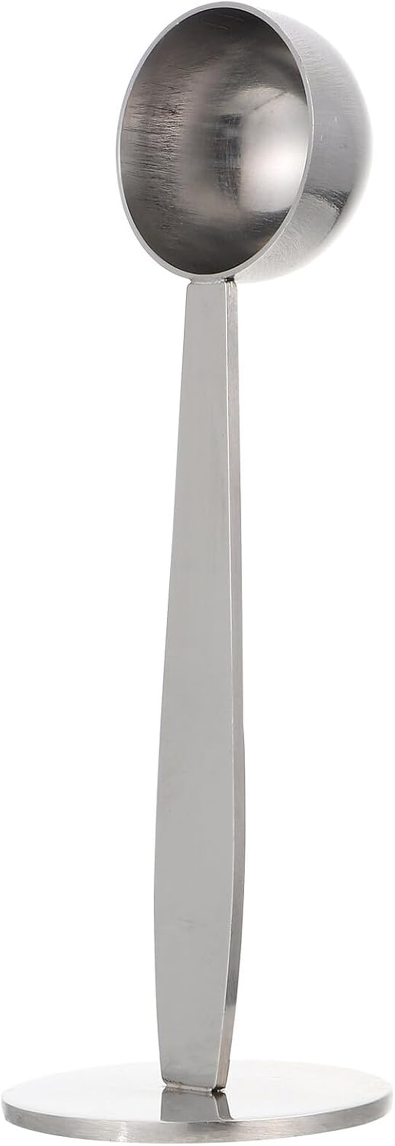 JECOMPRIS One Coffee Spoon Tamper Stainless Steel Dual-Head Espresso Press Fresh Ground Coffee Compact Tool Home Cafe image number 2