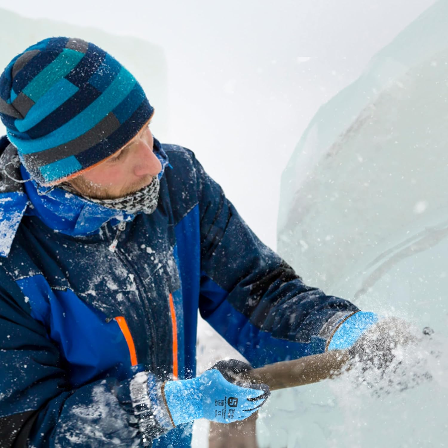 Shield Right Aquaguard Waterproof Work Gloves, 15 Gauge Double Coated Winter Work Glove, Wet & Dry Use, Liquid/Chemical & Abrasion Resistant image number 1