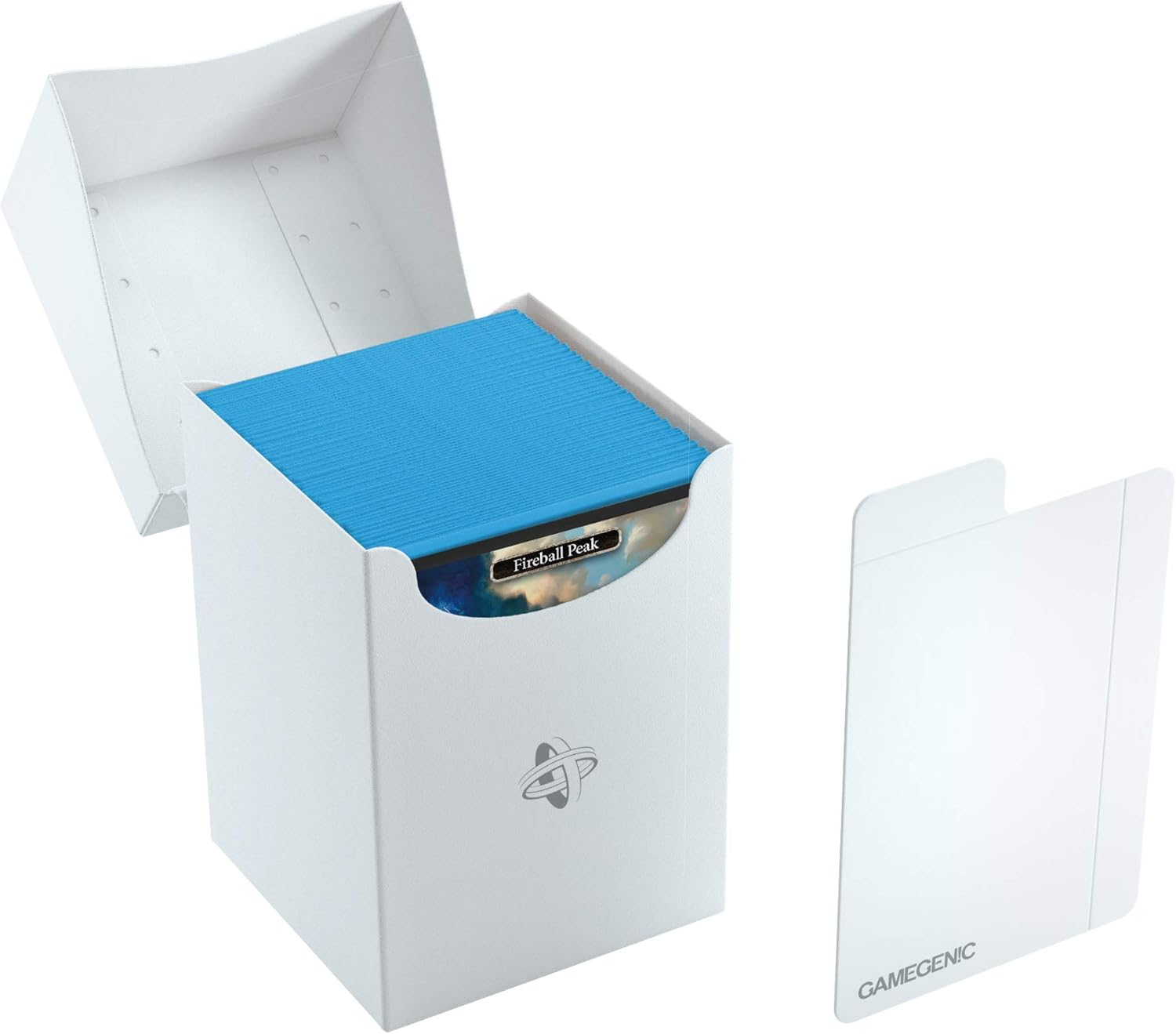 Gamegenic 100 Sleeves Card Deck Holder Box, White image number 6