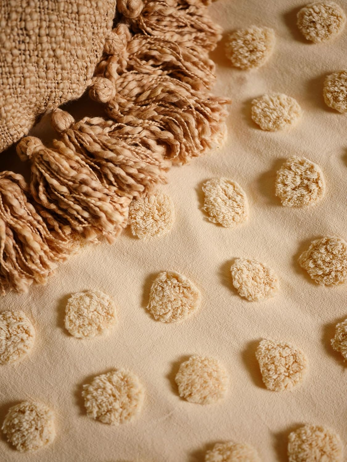 Linen House Haze Pale Peach Quilt Cover Set, Queen Bed - Peach image number 3