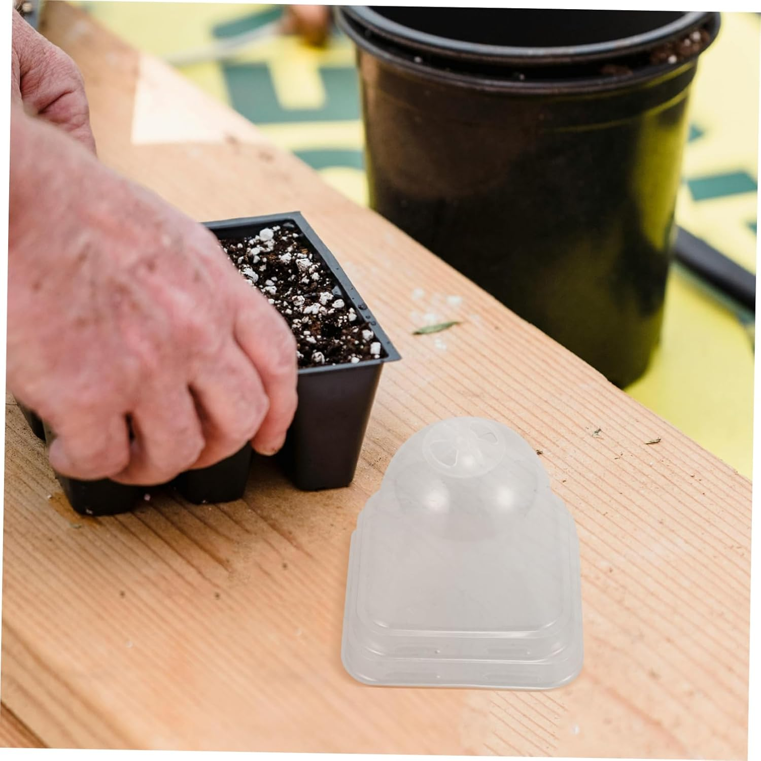 BESPORTBLE 6Pcs Plant Covers for Garden Plant Protectors Light Penetration Reusable for Frost Protection image number 3