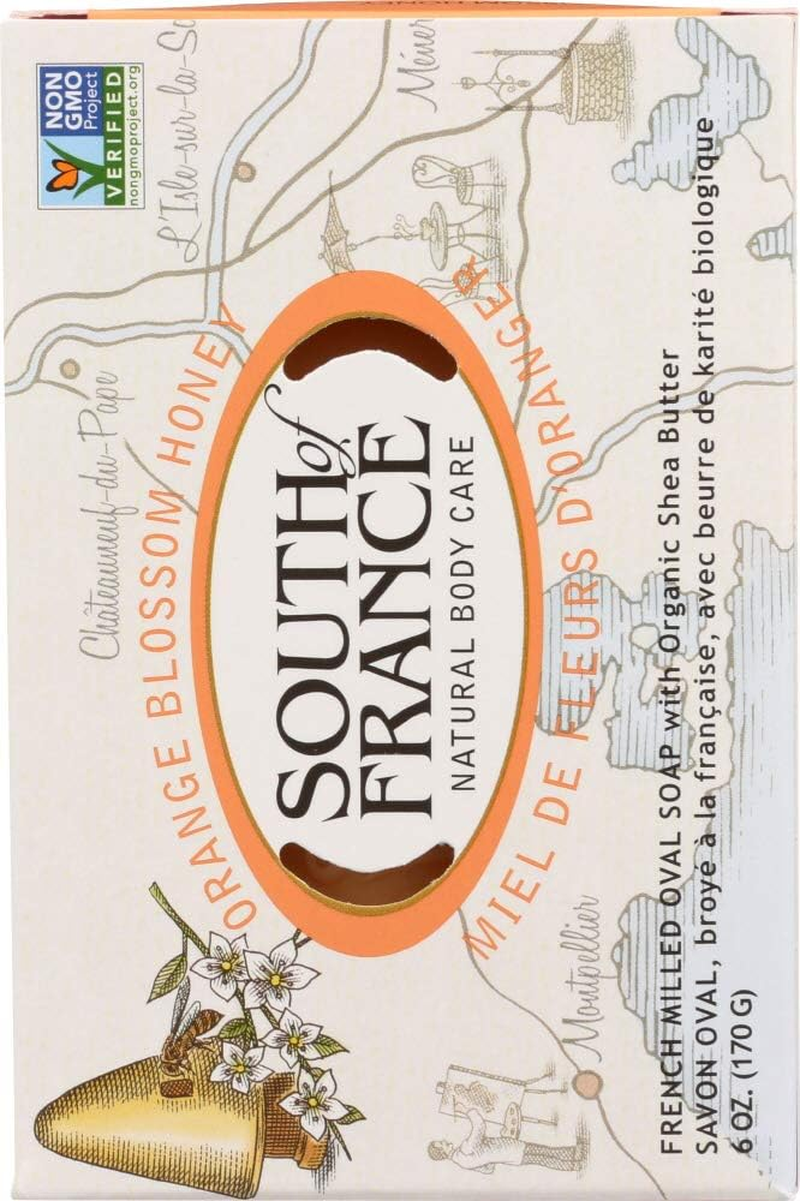 South of France - French Milled Vegetable Bar Soap Orange Blossom Honey - 6 Oz. image number 2
