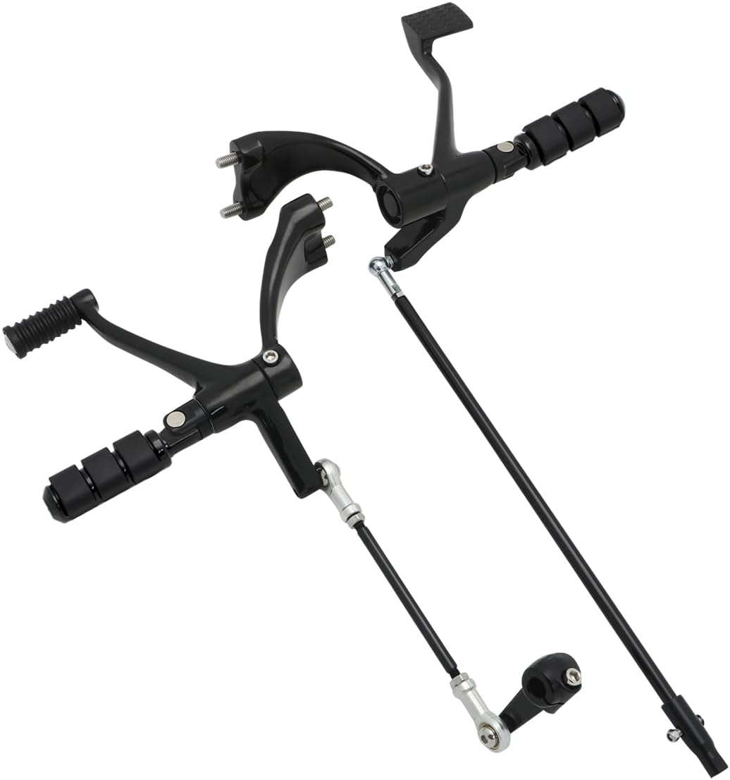 Motorcycle Forward Controls Complete Kit Pegs Levers Linkages for Harley 2014-2022 Sportster XL1200 XL 883 Forty-Eight Roadster Nightster Superlow Iron 883