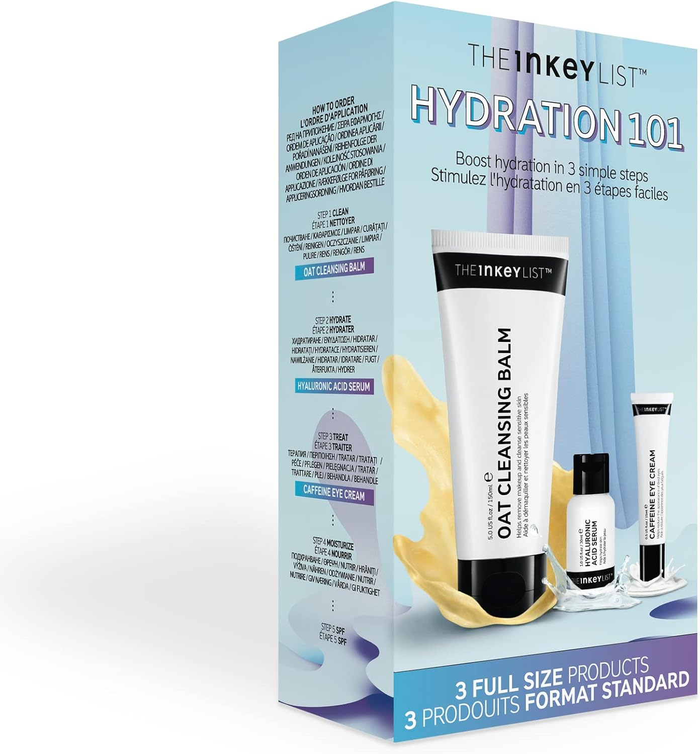 THE Inkey LIST Hydration 101 Kit: Face & Neck Skin Care Kit image number 2