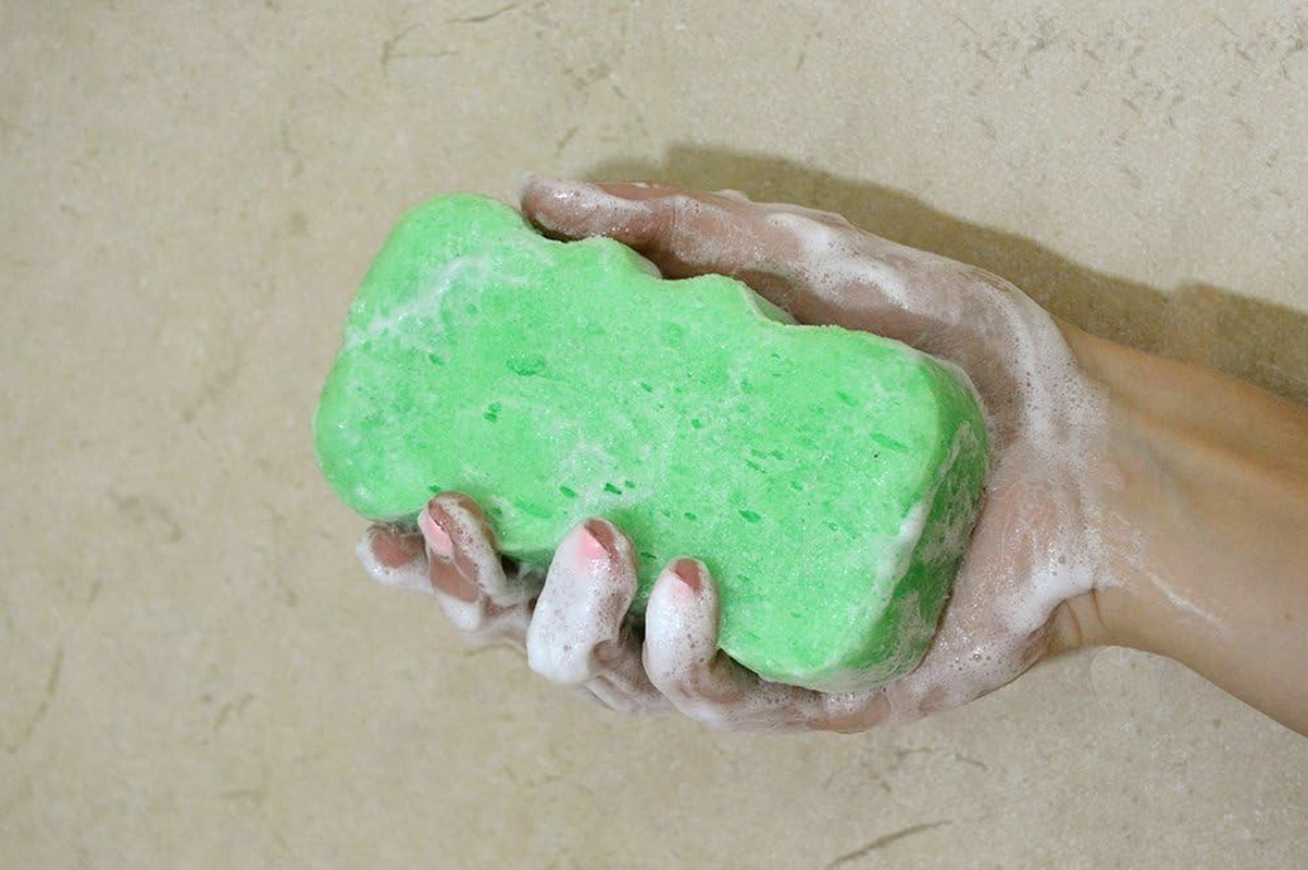 Spongeables Body Wash in a 20+ Wash Sponge, Cool Cucumber, 3 Count image number 6