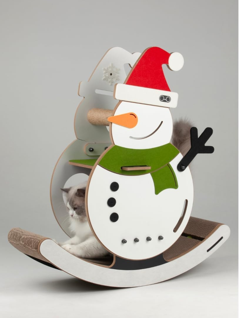 Cat Scratcher Snowman image number 3