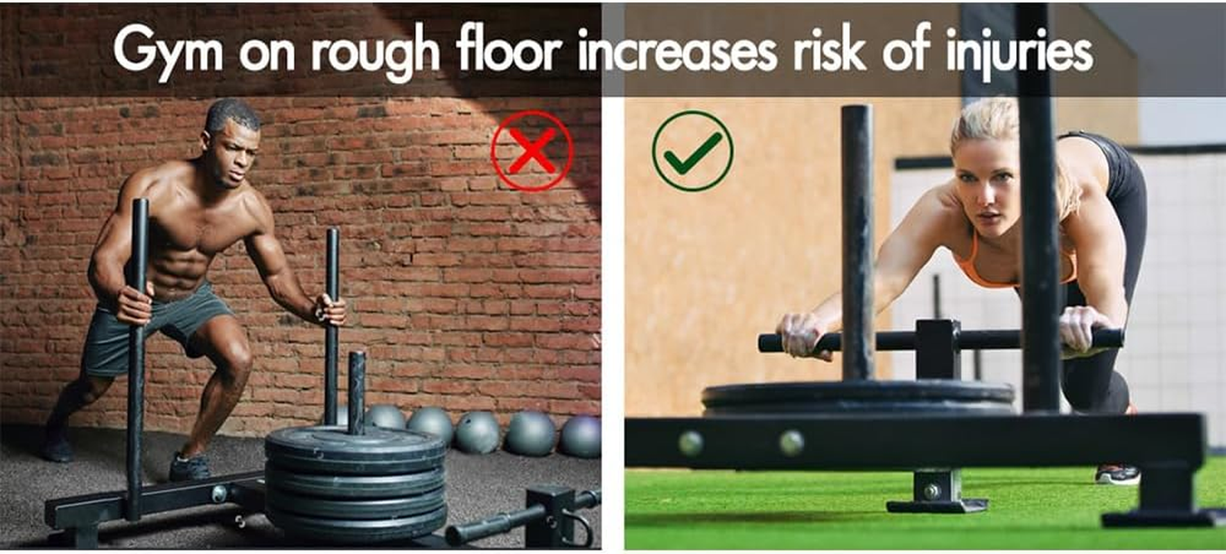 OTANIC Artificial Grass 10 SQM Roll 1X10M Synthetic Turf Gloss Finished 45Mm Pile Height with Drainage Fake Yarn Lawn Plant Rug 4-Tone Green Colour for Garden Outdoor Indoor Backyard image number 4