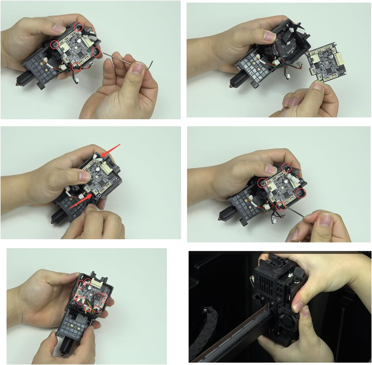 Creality K2/K2 Pro/K2 plus Printhead Adapter Plate/Motherboard PCBA (GD32F303CBT6) - Original Replacement Parts with Video Aftersales Guide image number 2