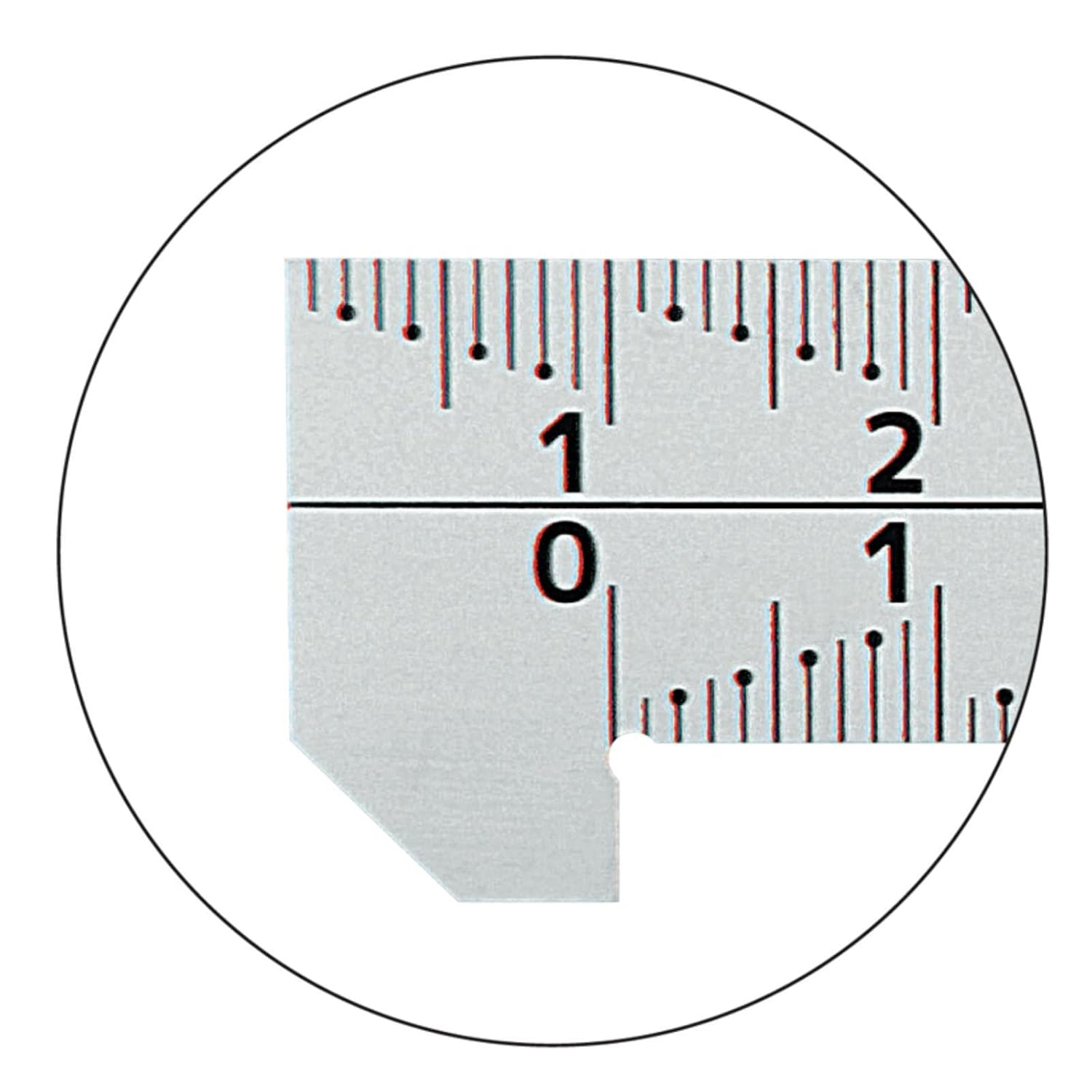 Niigataseiki SK FS-15KD Scale with Hook, 5.9 Inches (150 Mm), Top and Bottom Level, 0.04 Inch (1 Mm) Pitch, Made in Japan image number 2