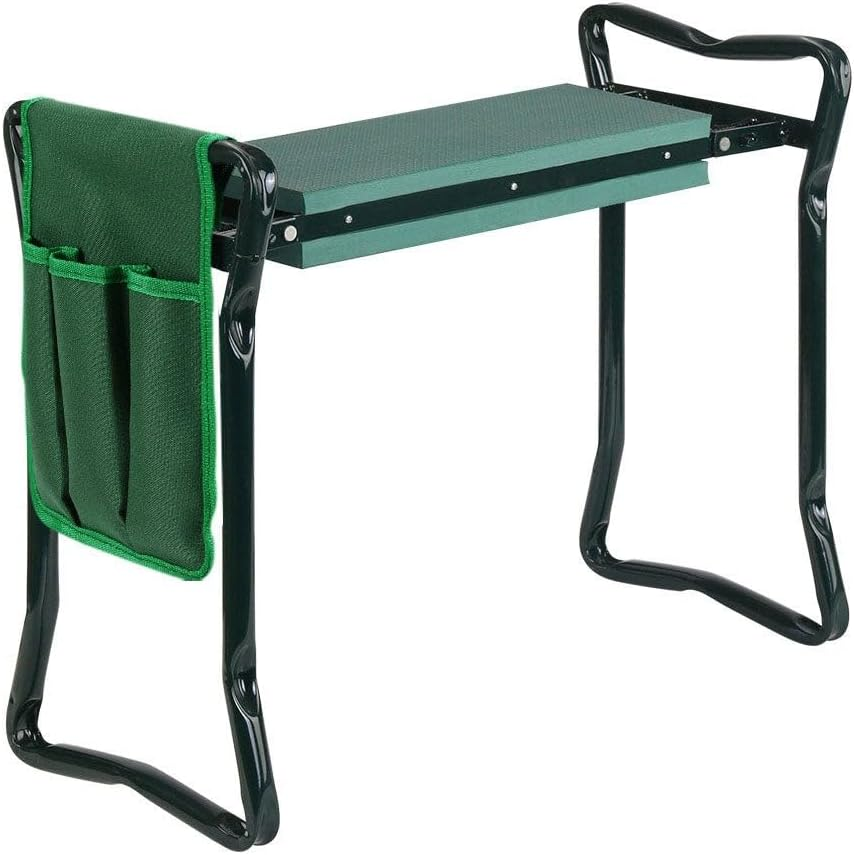 Gardeon Garden Kneeler Seat, Foldable Knee Pads Brace Kneeling Chair Support Bench Stool Outdoor Gardening Supplies, Sturdy Steel Frame 3 in 1 150Kg Capacity Green image number 4