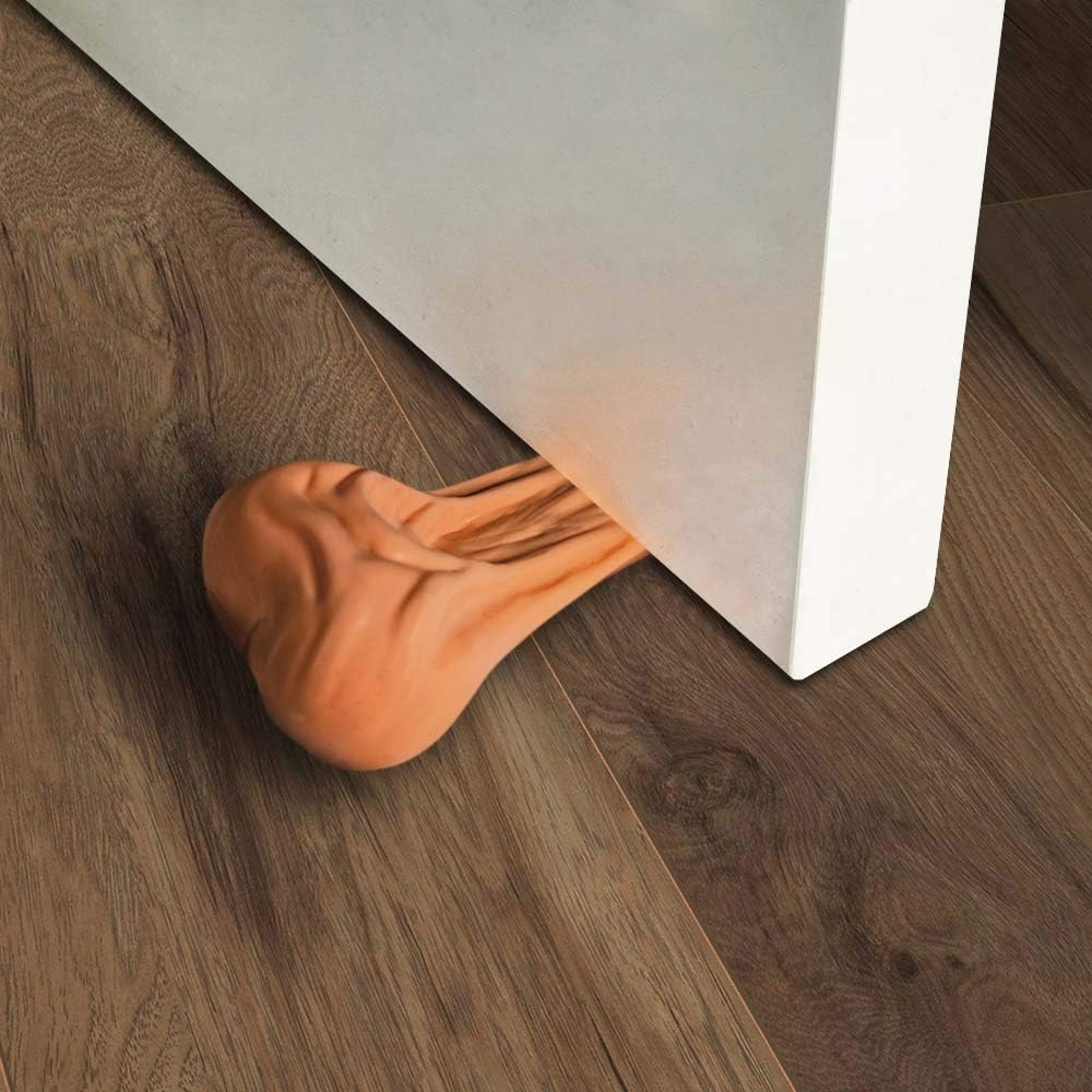 Mikamax &ndash; Balls Doorstop &ndash; Ball Sack Door Wedge &ndash; Silicone &ndash; Nude Coloured &ndash; 13 X 4,5 X 7 Cm &ndash; Funny Door Holder &ndash; Decorative Door Stopper image number 3
