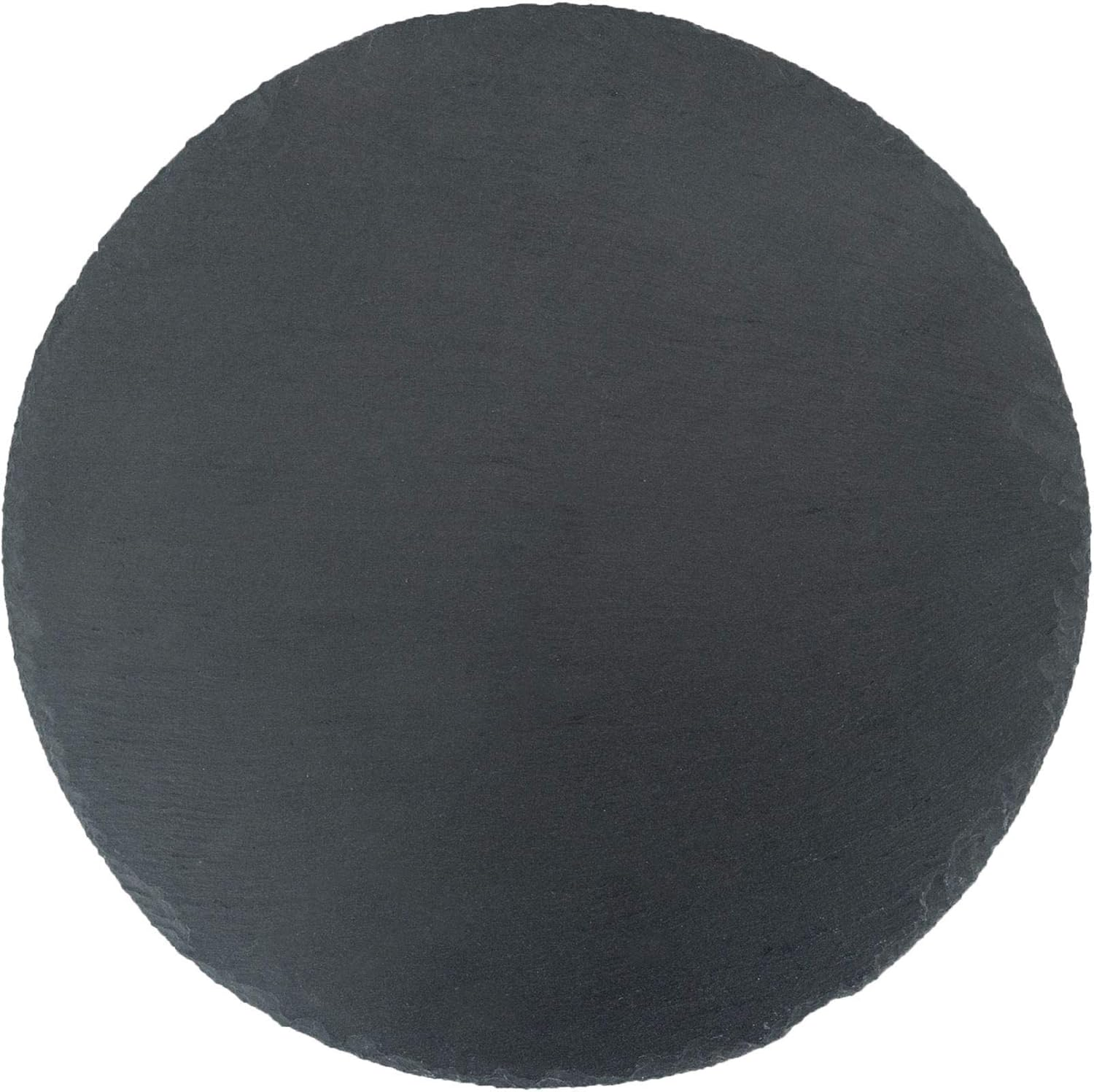 Argon Tableware round Slate Placemats - 30Cm - Pack of 6 - Black Natural Stone Slate Dinner Mats Dinnerware Plate Placemats for Kitchen, Home, Bar, Restaurant, Weddings, Events image number 3