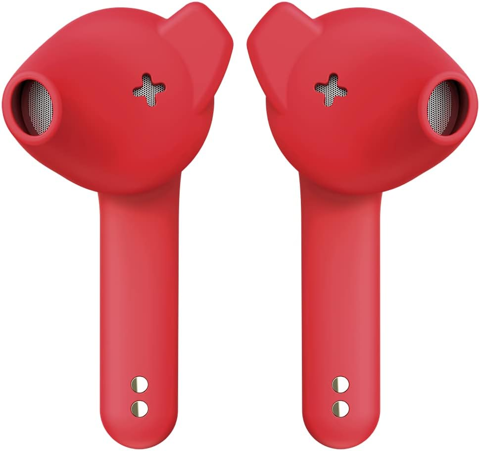Defunc True Music Wireless Bluetooth Earbuds, Red image number 4