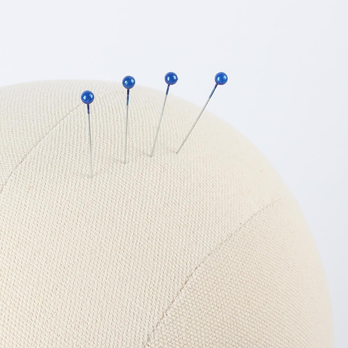 22 Inch Canvas Block Head Set,Mannequin Head for Wig Display Making Hair Weave Styling Mannequin Head with Mount Hole C Stand, Styling Hair Clips, Needles, C Needles, Thread, Lace Wig Caps image number 1