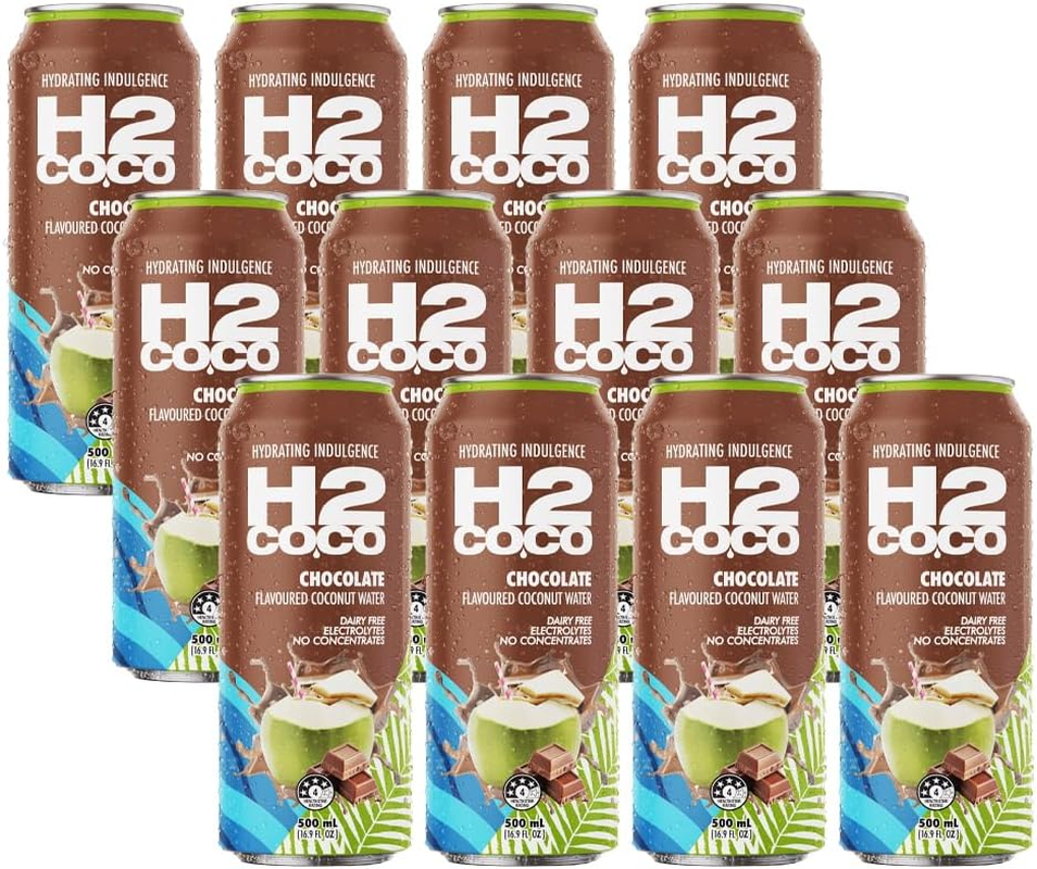 H2Coco Pure Coconut Water, 12 X 500 Ml, Pure Coconut Water with Chocolate image number 5