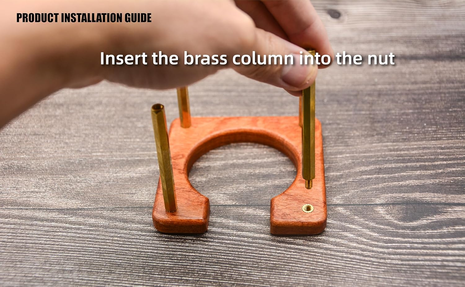 NEOUZA Coffee Tamping Station, Portafilter Stand Holder, Fits Most Espresso Machine，Adjustable Height (53/54Mm)