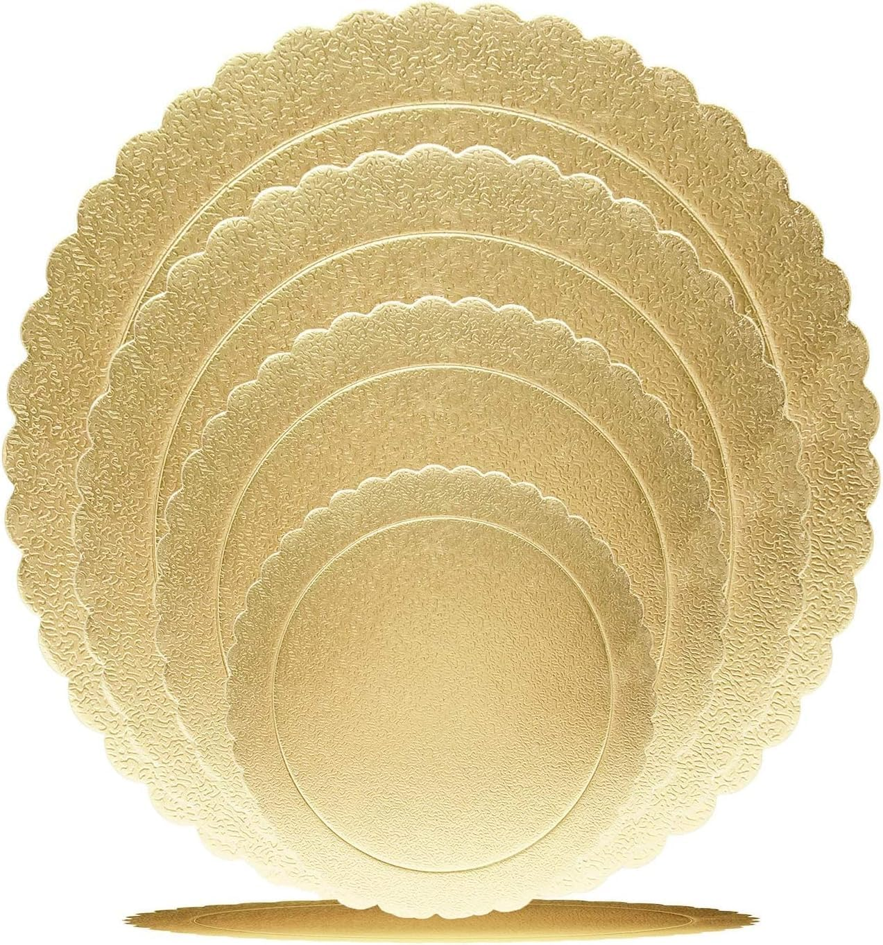 20 Pieces Cake Boards Golden round Cake Circles, 8&10 Inch Cake Base Cardboard, for Baking Cake, Gold image number 4
