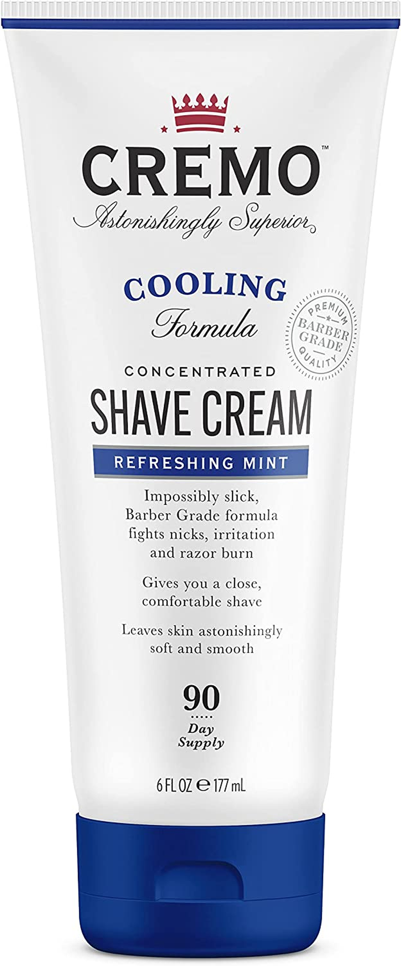 Cremo - Cooling Concentrated Shave Cream for Men | Fights Razor Burns | Refreshing Mint | 177Ml image number 2