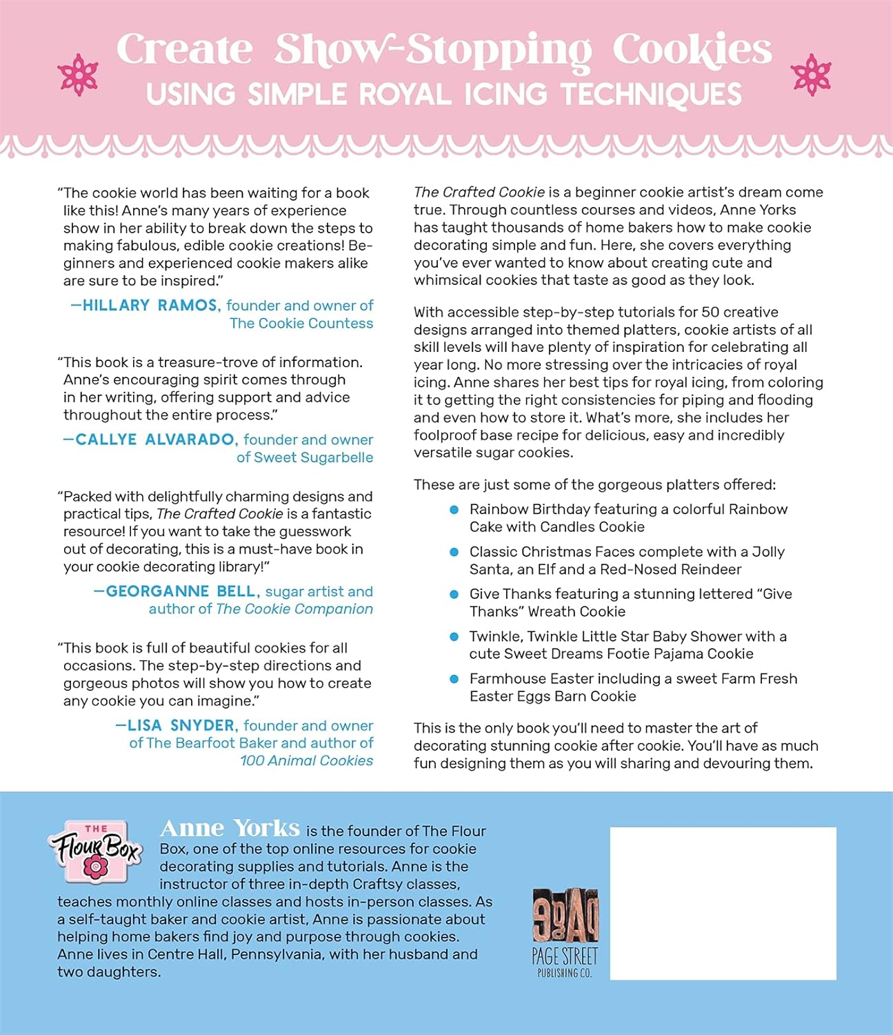 The Crafted Cookie: a Beginner&rsquo;S Guide to Baking & Decorating Amazing Cookies for Every Occasion image number 1