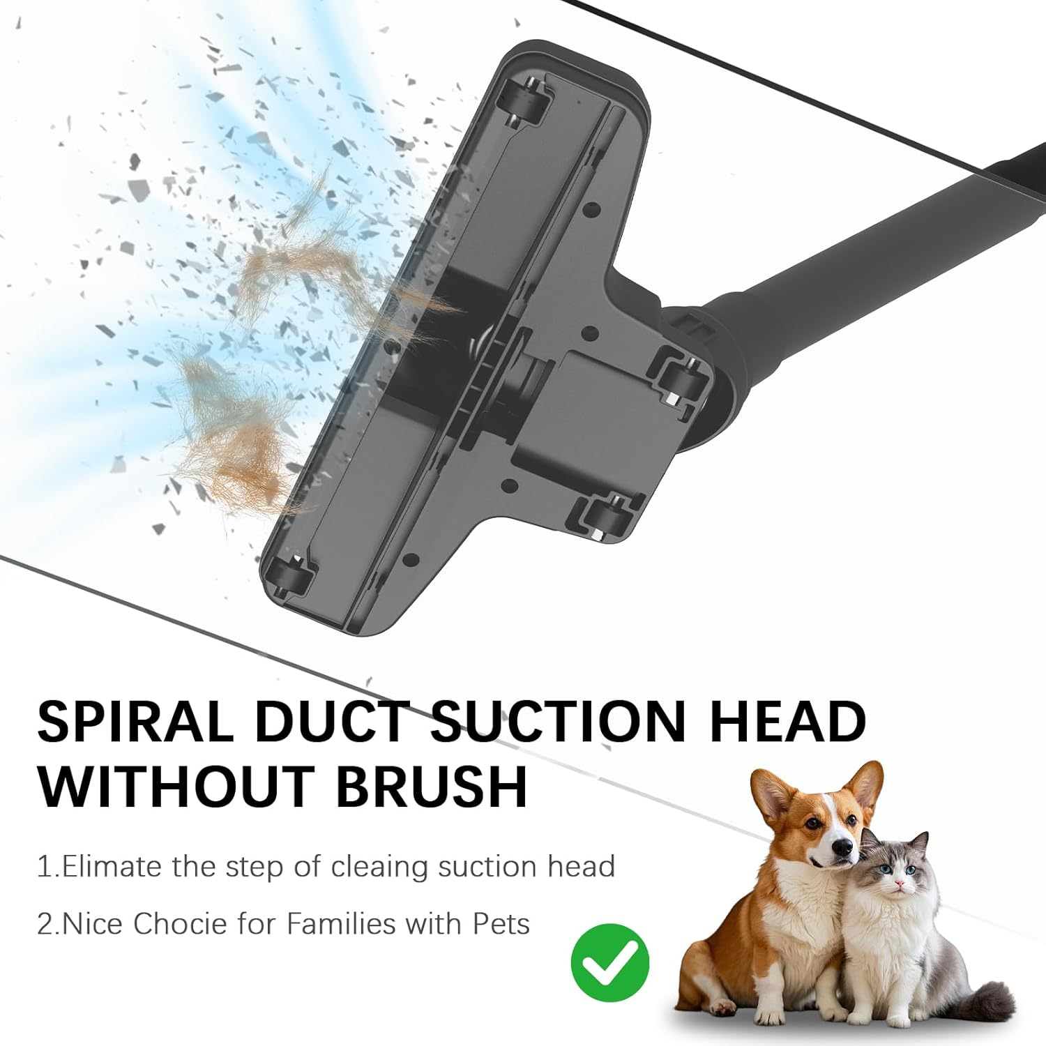 KEROMEE Cordless Vacuum Cleaner 3 in 1 Lightweight Hand-Held Stick Vacuum Small for Hard Floor Car Pet Hair Cleaning image number 5