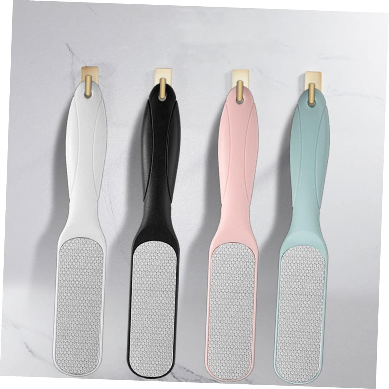 FOYTOKI 4Pcs Stainless Steel Foot File and Callus Remover Pedicure Kit with Dual-Sided Rasp for Dead Skin Removal Household Foot Care Tool Suitable for Pedicure and at Home image number 6