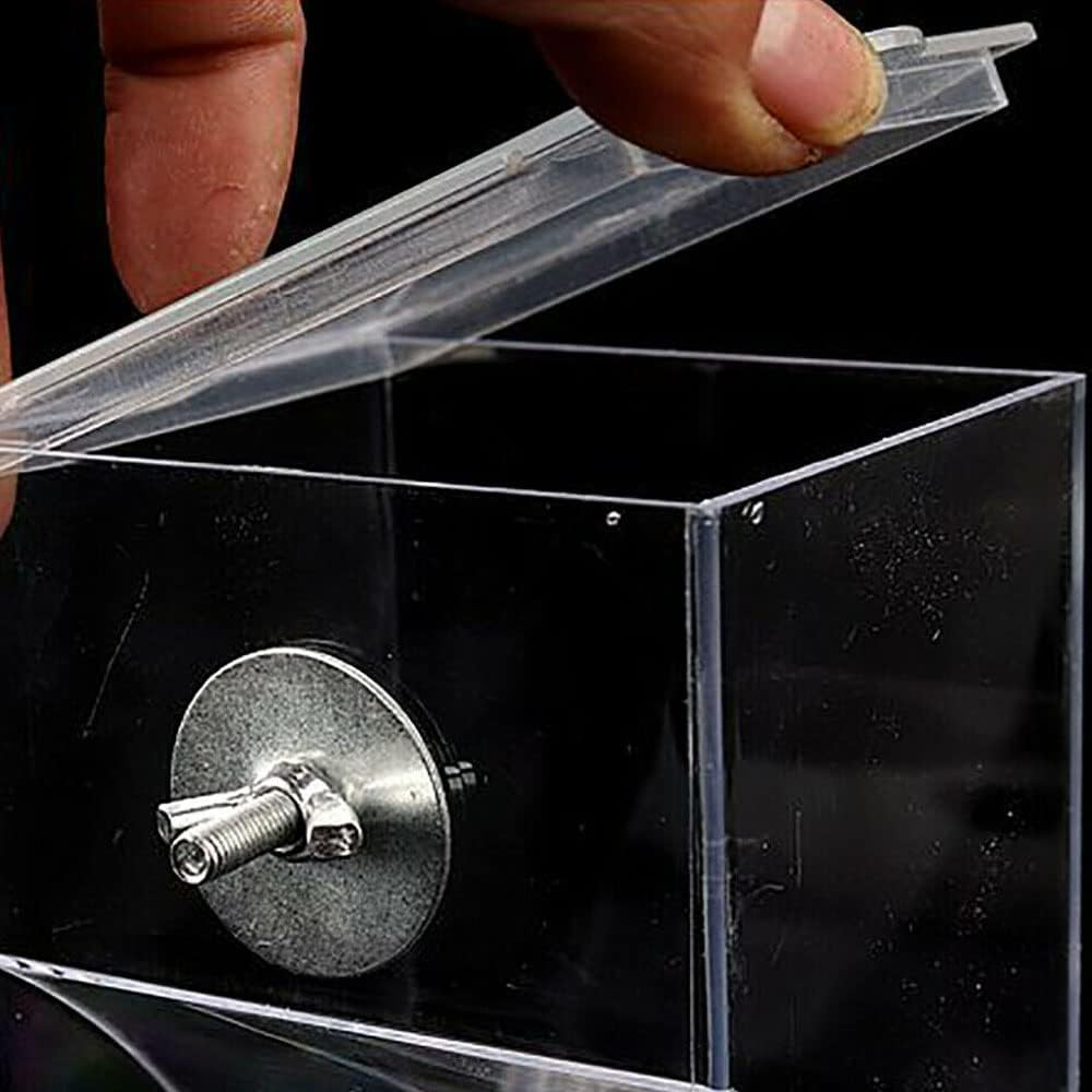 1Pcs Bird Cage Feeder Automatic Parrot Seed Feeders Canary Small Cockatiel image number 3