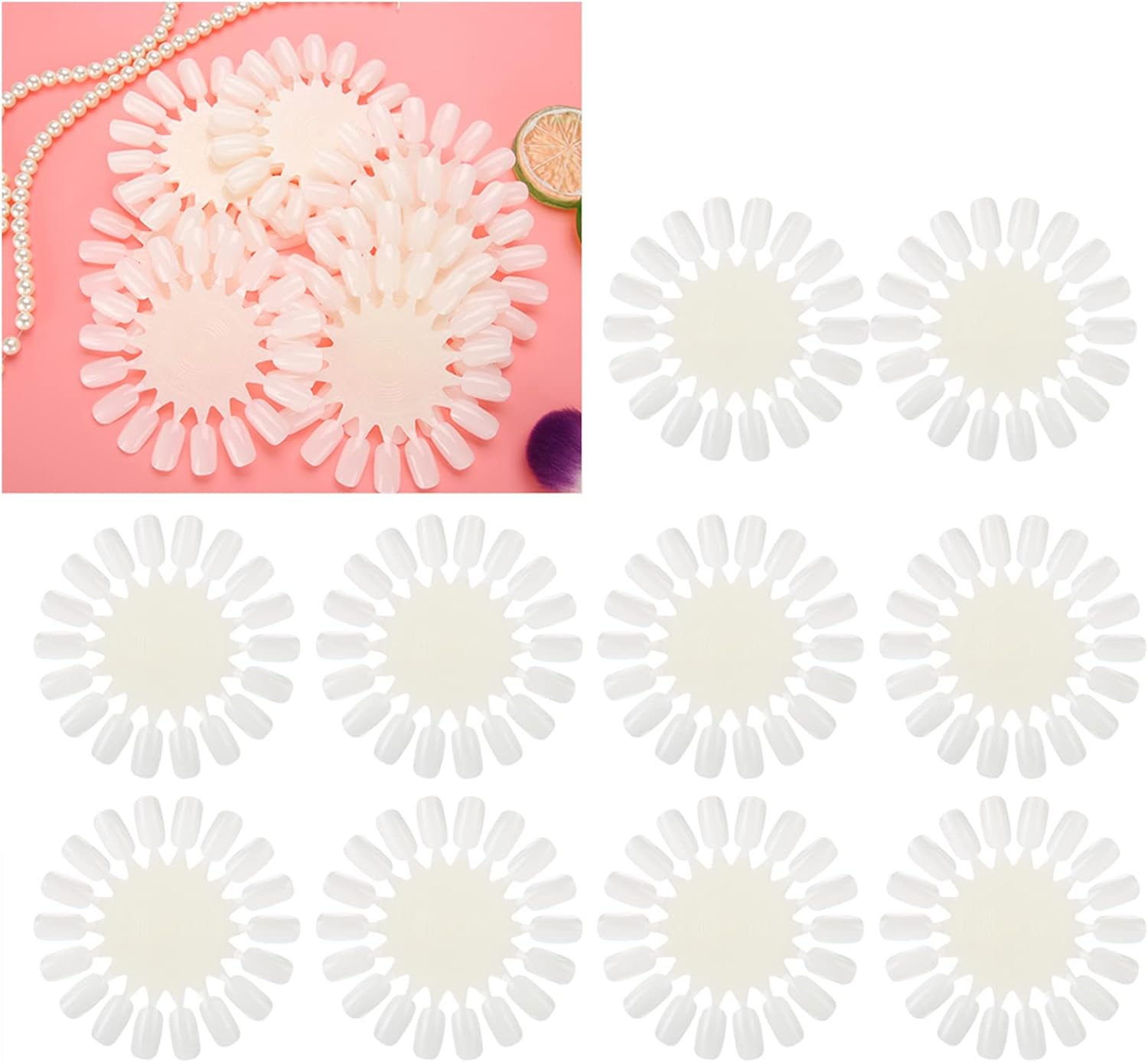 RIZGHWOY Support Nail Tips Support Palette Nail for Various Types of Polish image number 2