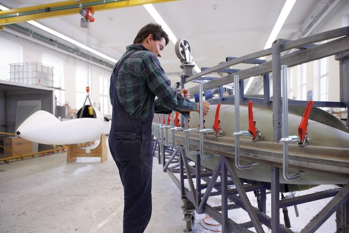 Bessey GSH20 Lever Clamp Classix Gsh 7.87In/3.94In, Silver/Red image number 2