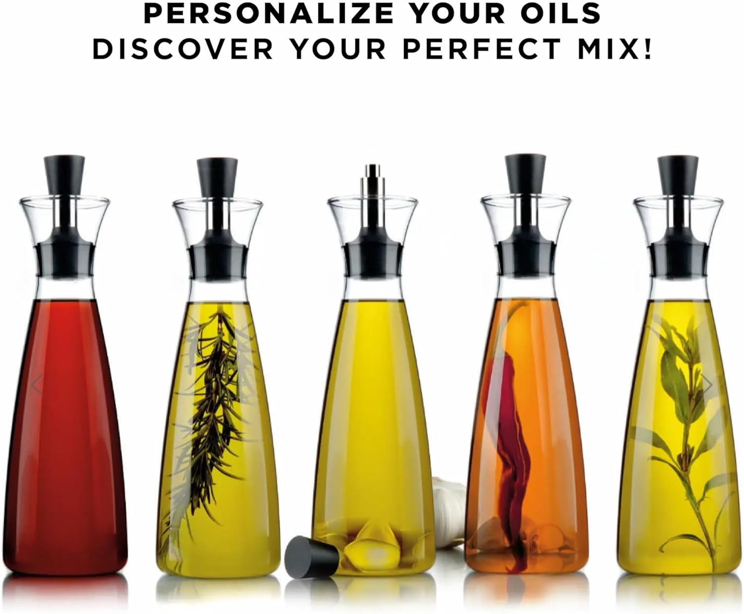 Eva Solo My Flavor Oil/Vinegar Bottle, Clear, 567685 image number 4