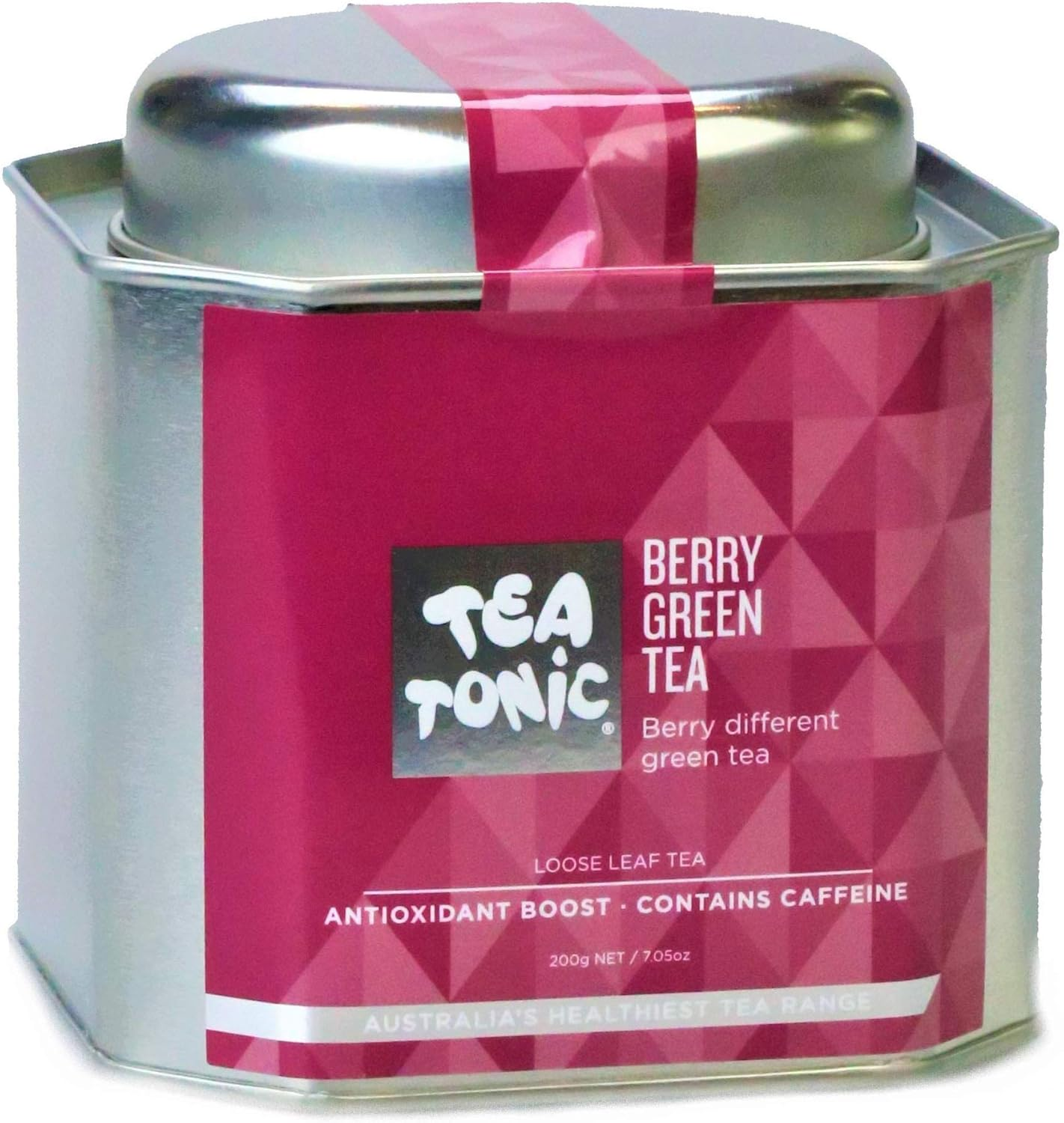 Berry Green Tea Loose Leaf Caddy Tin image number 4