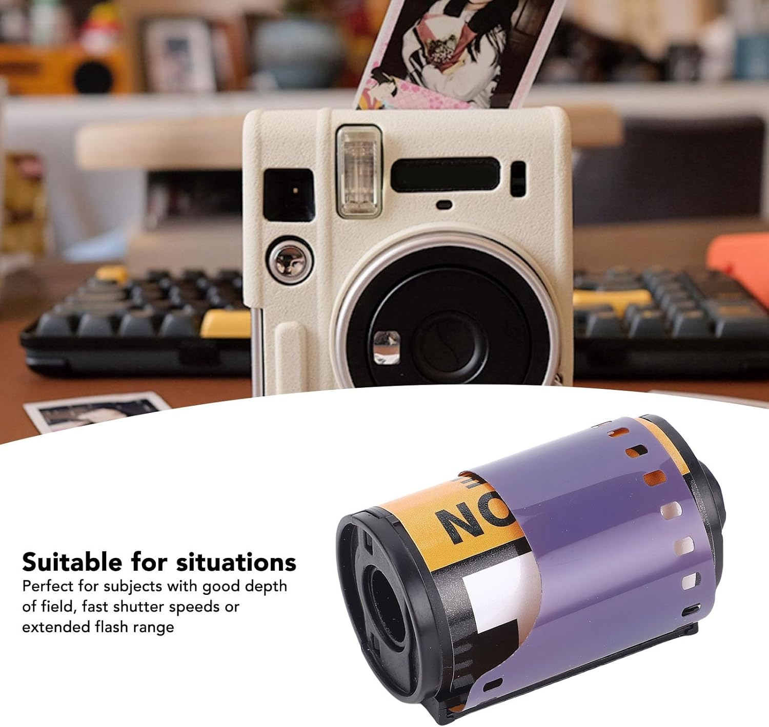 35Mm Color Film, 320‑400 Color Print 35Mm Film, Fine Grain Wide Exposure Latitude HD Camera Color Film for 135 Camera, Camera Color Negative Film, Medium Contrast (8 Sheet) image number 3