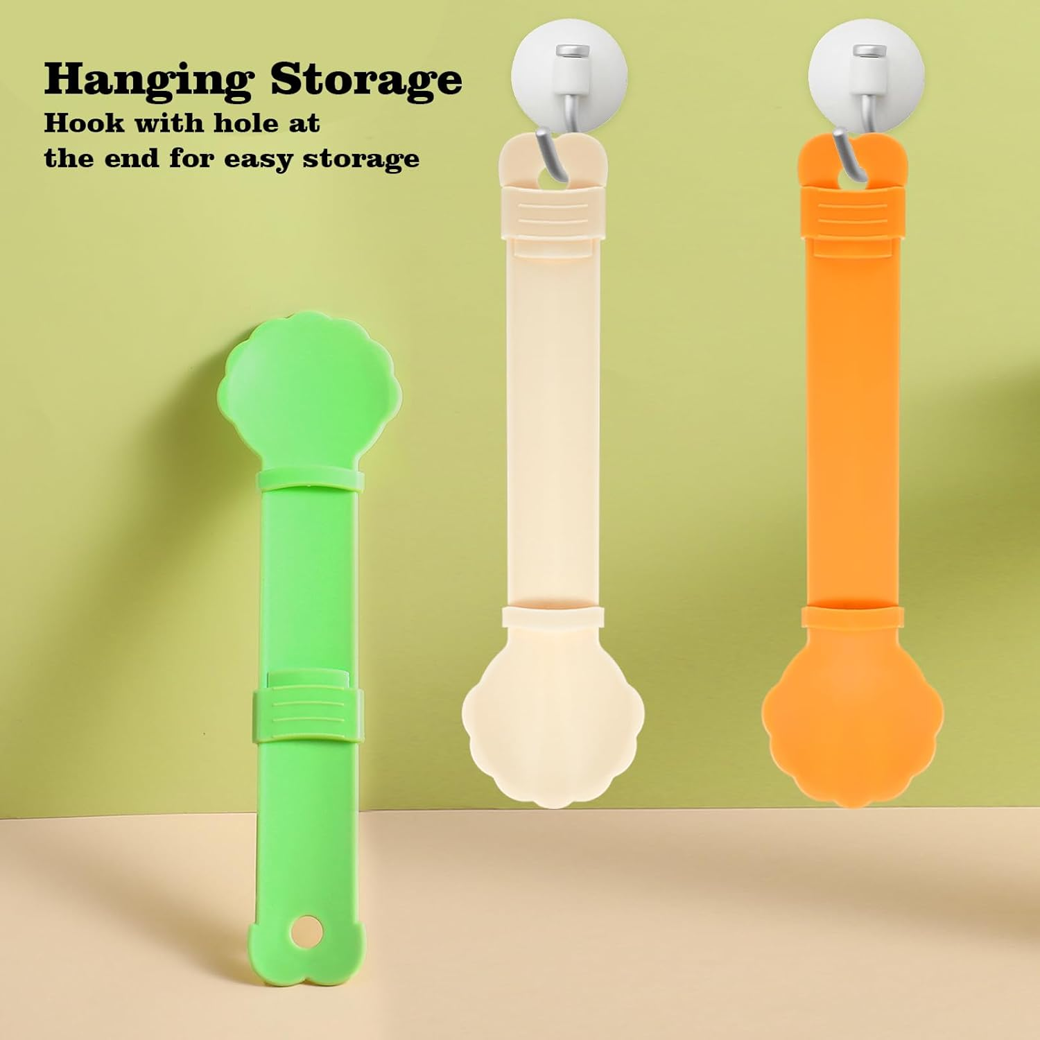 Bremorou Pack of 3 Cat Spoons, Cat Food Spoons, Pet Food, Can Spoon, Food Can Spoon, for Pet Food, Practical Mixing Spoon, Silicone Pet Food, Can Spoon for Dogs, Cats,