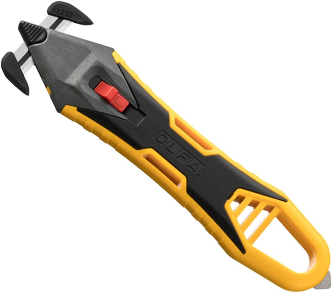 OLFA 239B Replacement Blade Type Kaicorn PRO Unpacking Cutter with Tape Slitter, Stainless Steel Blade, One-Touch Replacement Blade image number 4