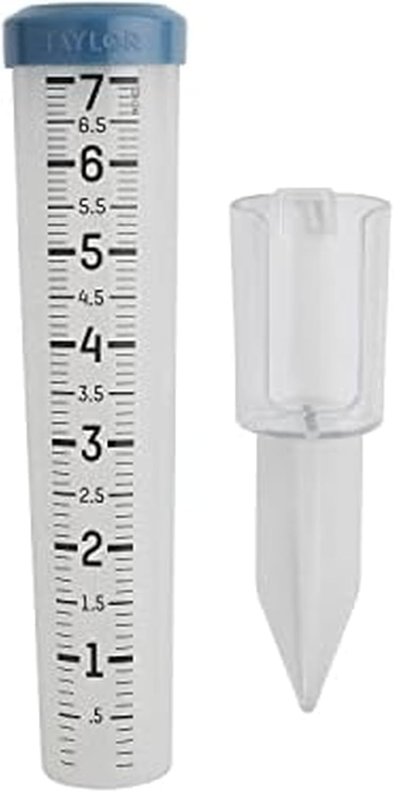 Taylor Precision Products Clearvu Rain Gauge, Clear