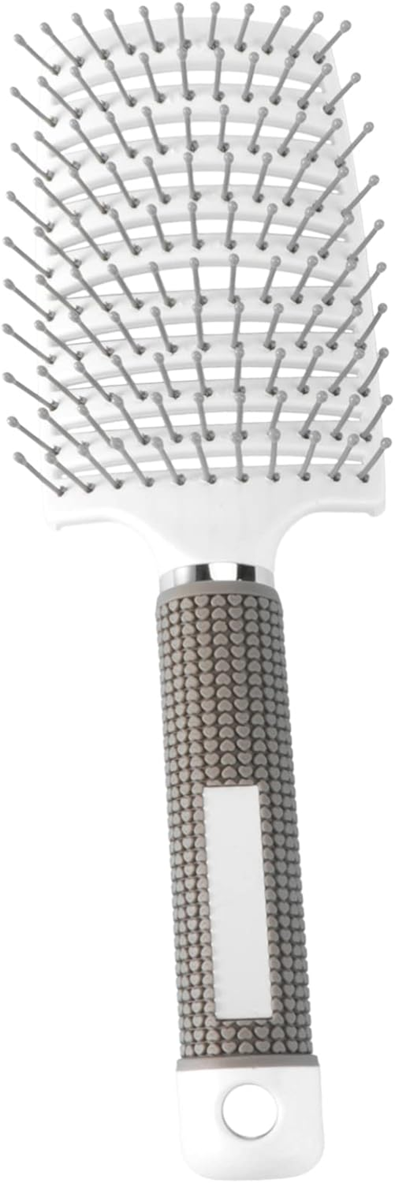 HAPINARY Ergonomic Handle Hair Straightening Comb Portable Scalp Massager Brush Comb Random Color image number 1