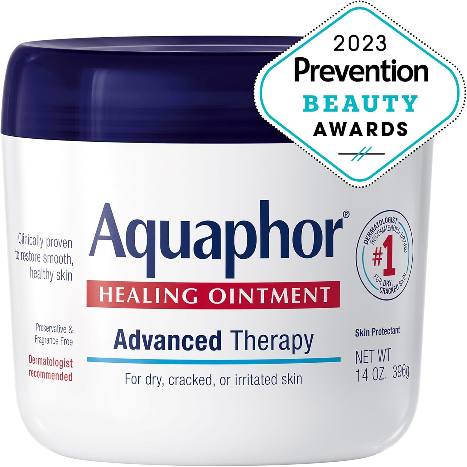 Aquaphor Advanced Therapy Healing Ointment Skin Protectant 14 Ounce Jar image number 5