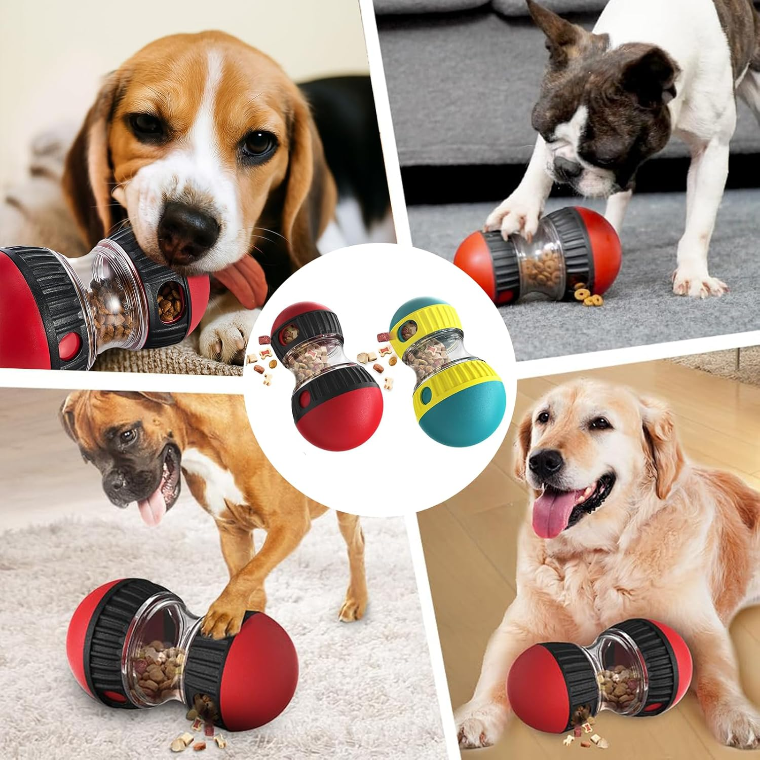 Velmoriah 2-Pack Dog Puzzle Toys, 2025 Upgraded Interactive Treat Dispensing Dog Toys Slow Feeder Pet Toys for Boredom, Mental Stimulation, Enrichment and Training, Fit for All Breeds image number 6