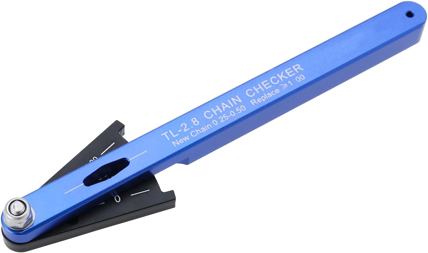 Ecsing 1Pc Aluminum Alloy Bicycle Chain Wear Indicator Checker Compatible with Shimano Compatible with SRAM Compatible with KMC Compatible with Campagnolo image number 5