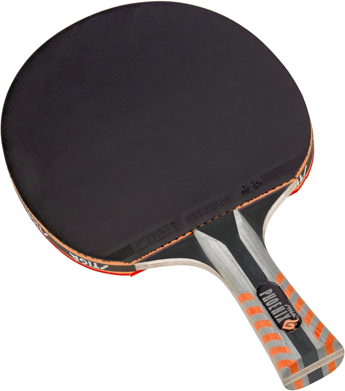 STIGA Phoenix Ping Pong Paddle - 5-Ply Ultra-Light Blade - 2Mm Tournament-Approved Sponge - Flared Handle for Enhanced Control - Competitive Table Tennis Racket for Family Fun image number 2