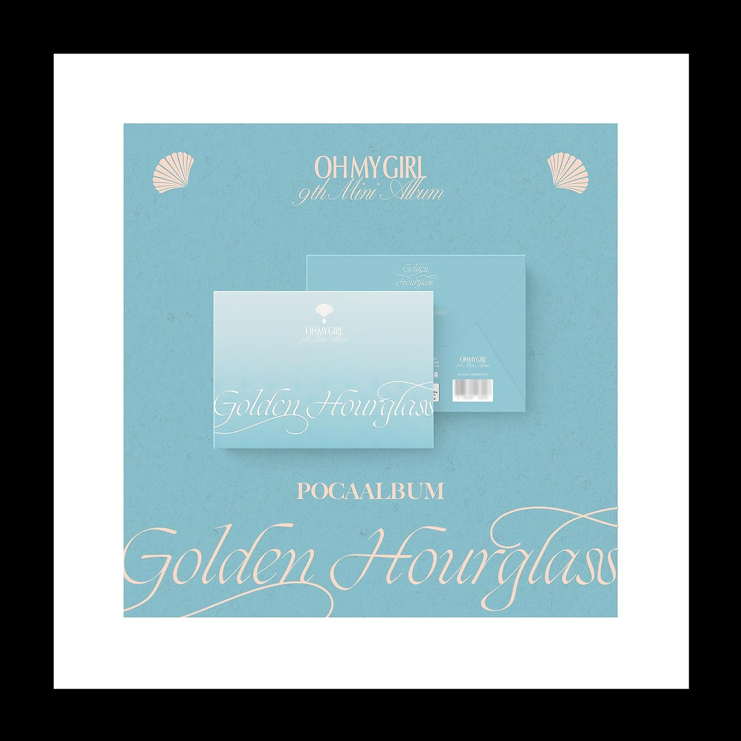 OH MY GIRL Golden Hourglass 9Th Mini Album POCA Version Photostand Package+1P QR Card+2P Photocard+2Ea Sticker+Tracking Sealed image number 4