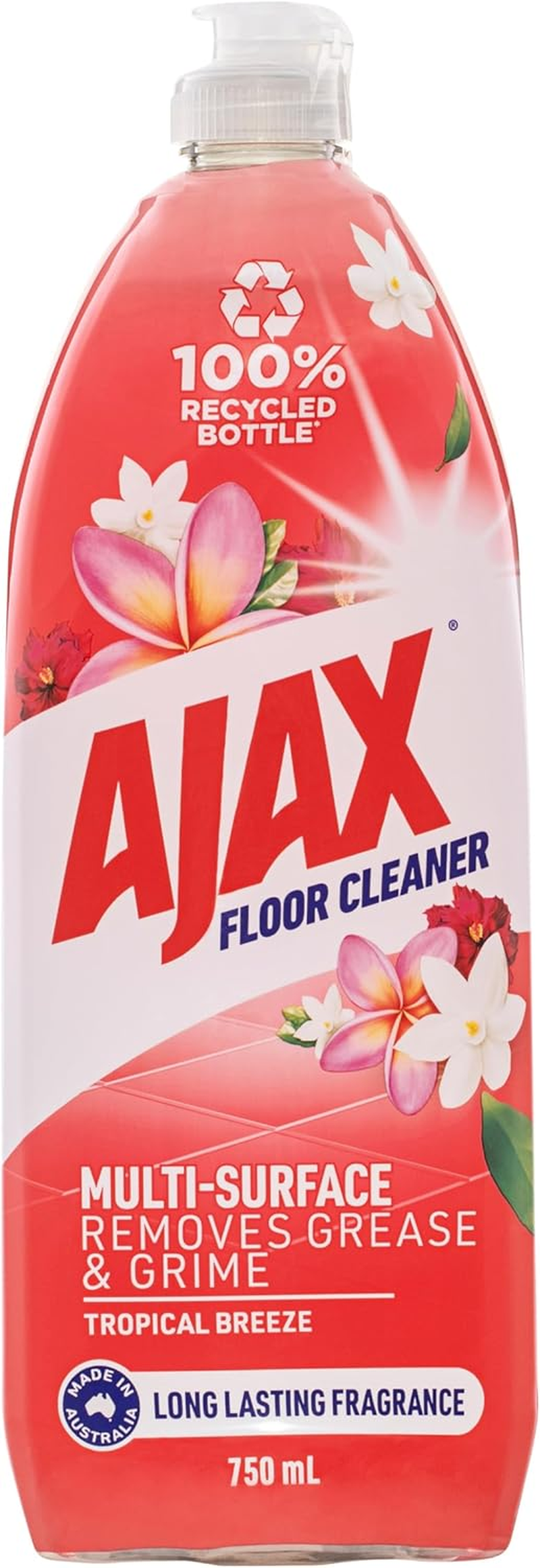 Ajax Tropical Breeze Divine Blends Floor Cleaner 750 Ml image number 4