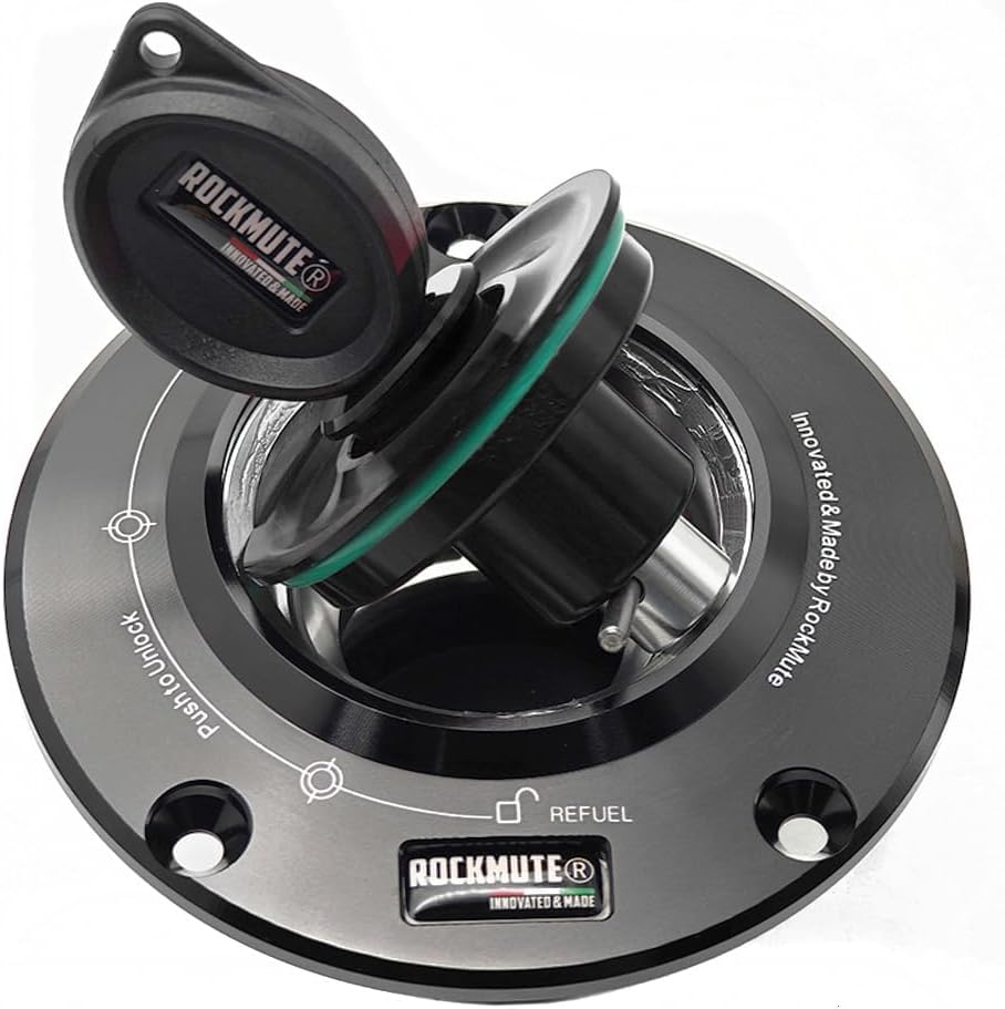 Keylock Fuel Tank Cap for HONDA MSX125/GROM 2017-2020, CBR250RR 2017-2022, CB300R 2019 2020 Motorcycle Gas Cover Replacement (Black) - Red image number 4