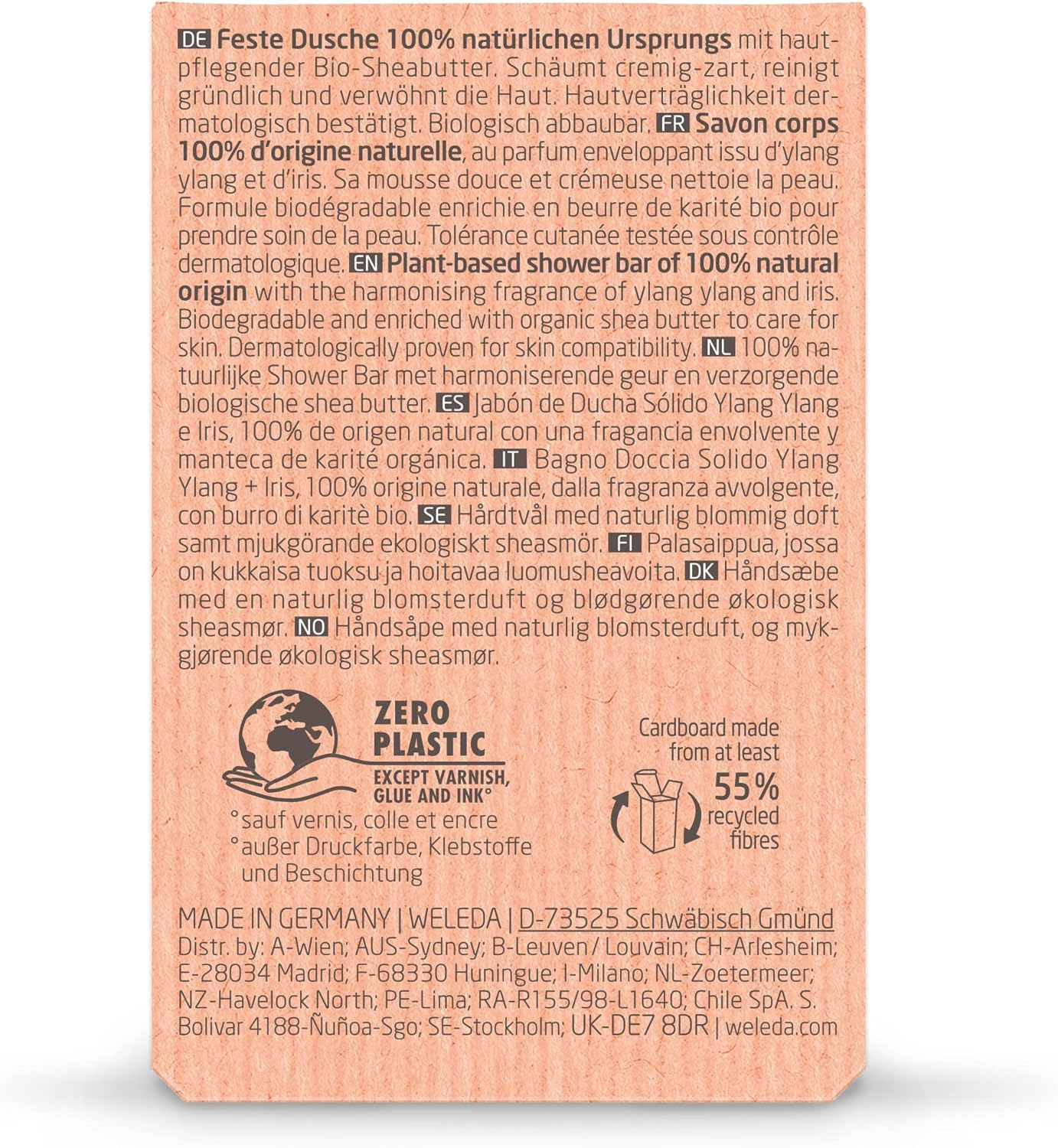 WELEDA Shower Bar - Ylang Ylang + Iris 75G | Balancing & Harmonising | Natural Soap | Vegan image number 6