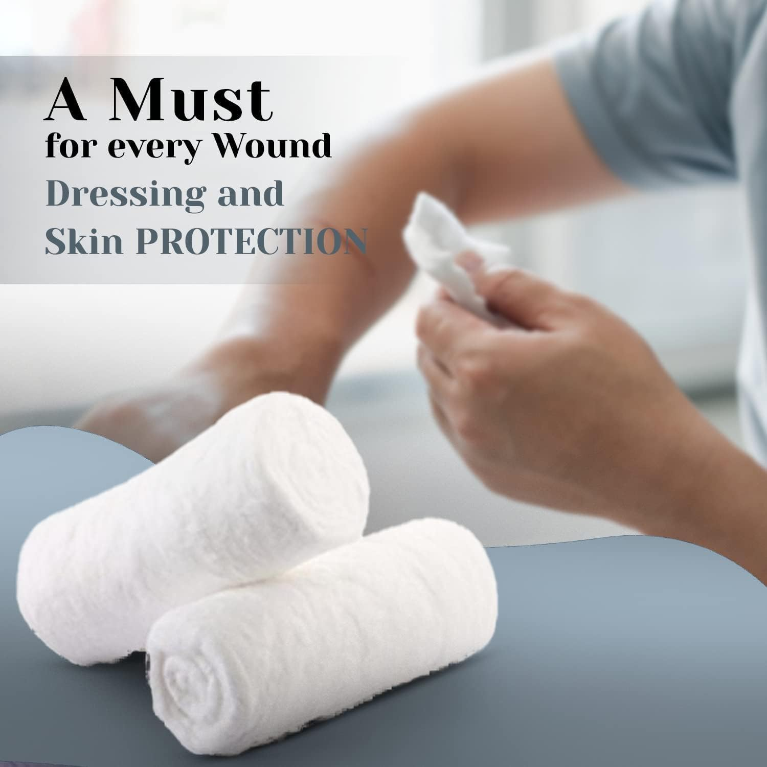 Pure Cotton Roll 100% High Absorbent Organic and Soft Multipurpose Use for Makeup Remover Medical Use Cotton Salon Beauty Use for Baby Care (100 Gram) image number 3