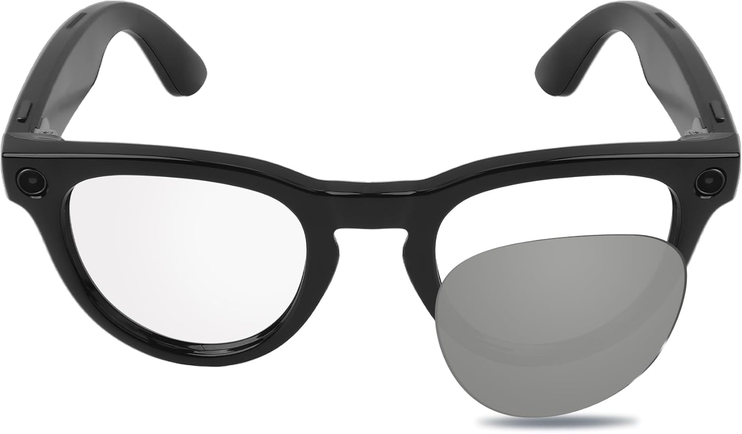 Glintbay Replacement Lenses Compatible with Ray-Ban Meta Lenses RW4009 Photochromic Clear 50Mm Headliner Classic Upgrade Accessories image number 2