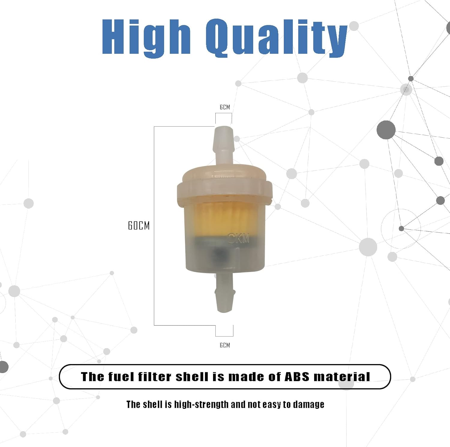 Gas Fuel Hose Oil Filter Clamps Inline Fuel Shut off Valve Petcock Petrol Switch for 50Cc 70Cc 110Cc 125Cc 150Cc 250Cc Mini Bike Dirt Bike Pit Bike Tao Tao Motorcycle Scooter Quad ATV and Go Karts image number 3