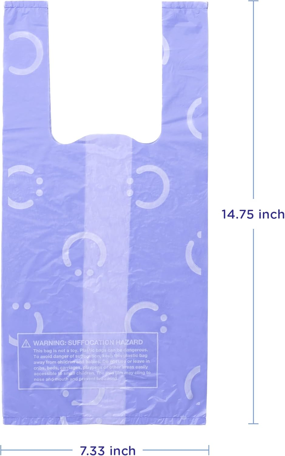 Ubbi Disposable Diaper Sacks, Lavender Scented, Easy-To-Tie Tabs, Made with Recycled Material, to Use at Home or On-The-Go, 400 Counts image number 4